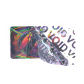 Custom Rainbow Color Security Sticker Void Label 3d Holographic Tamper Security